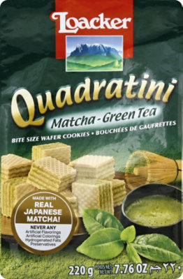 Loacker Quadratini Matcha 7.76oz - 7.76 OZ - Image 2