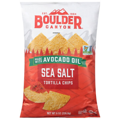 Boulder Canyon Tortilla Chips Restaurant Style 8oz - 8 OZ - Image 2