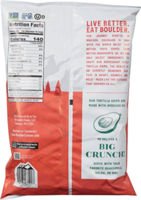 Boulder Canyon Tortilla Chips Restaurant Style 8oz - 8 OZ - Image 5