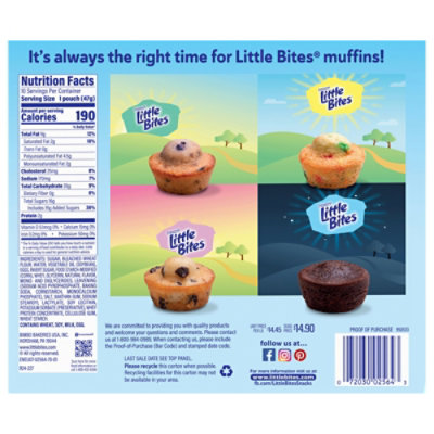 Entenmann's Little Bites Vanilla Value Pack Mini Muffins - 10 - 16.5 OZ - Image 8