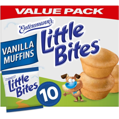 Entenmann's Little Bites Vanilla Value Pack Mini Muffins - 10 - 16.5 OZ - Image 1