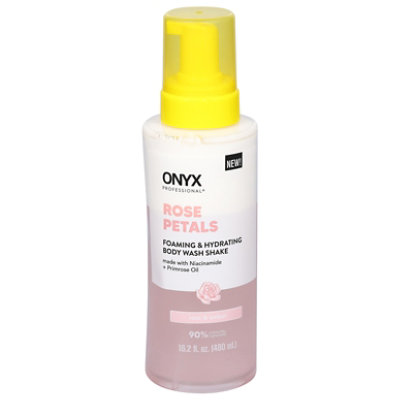 Onyx Professional Foaming & Hydrating Body Wash Shake Rose Petals 16.2 Fl Oz - 16.2 OZ - Image 1