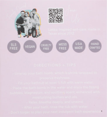 Latika Calm Bath Bomb - 4.5 OZ - Image 4