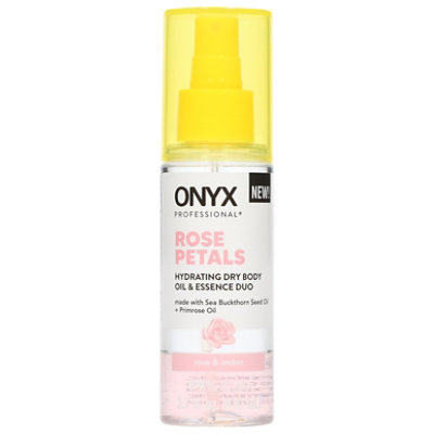 Onyx Professionals Hydrating Dry Body Oil Duo Rose Petals 3.7 Fl Oz - 3.7 FZ - Image 2