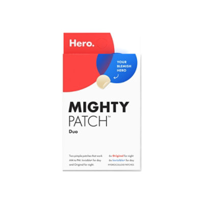 Hero Mighty Patch Duo Original & Invisible 12ct - 12 CT - Image 1