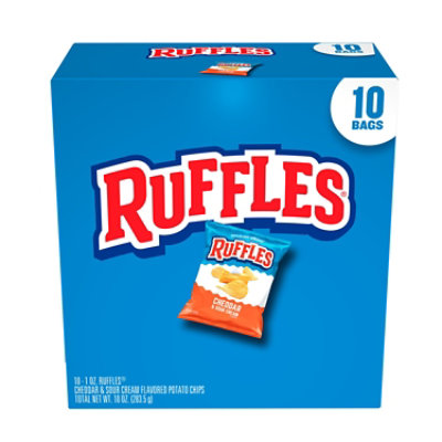 Ruffles Cheddar & Sour Cream Multi Pack - 10 Count