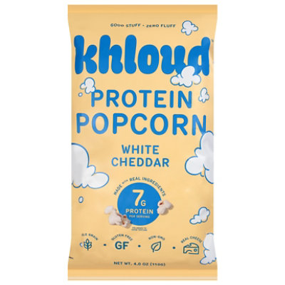 Khloud Popcorn White Cheddar 4oz - 4 OZ - Image 2