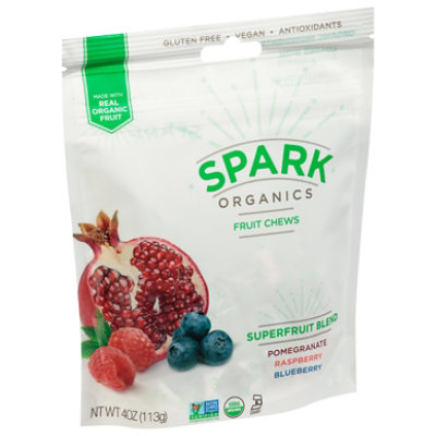Spark Organic Superfruit Chews 4oz - 4 OZ - Image 1
