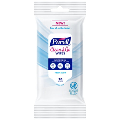 Purell Clean Go Wipes 20ct - 20 CT - Image 1