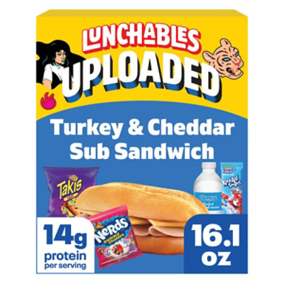 Lunchables Turkey & Cheddar Sub Sandwich