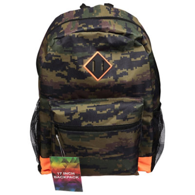 A.D. Sutton Camo 17 Inch Backpack - Each - Image 1