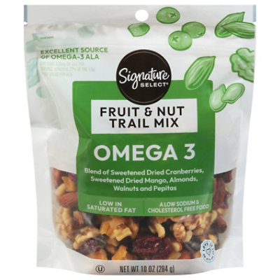 Signature Select Fruit & Nut W/omega 3 Trail Mix 10 Oz - 10 OZ - Image 1