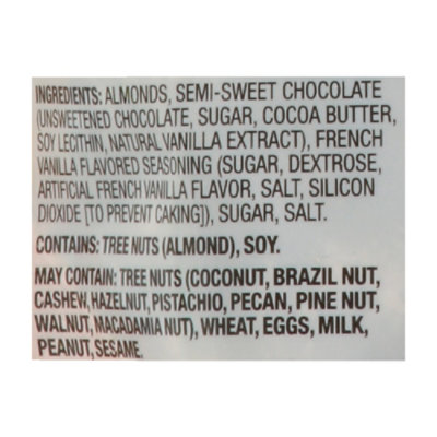 Signature Select Slightly Dipped French Vanilla Dark Chocolate Almonds 6 Oz - 6 OZ - Image 4