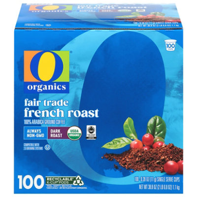 O Organic French Roast Coffee Pods 100 Ct - 100 CT - Image 2