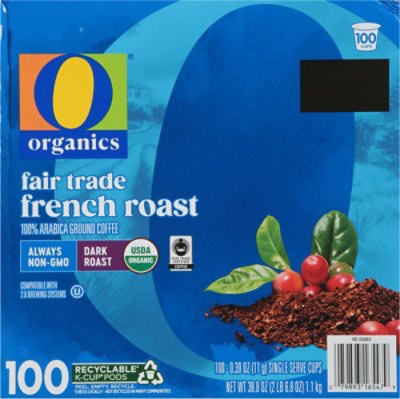 O Organic French Roast Coffee Pods 100 Ct - 100 CT - Image 4