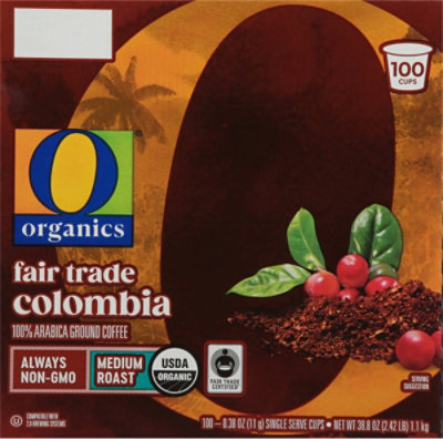 O Organic Colombia Coffee Pods - 100 Count - Image 4