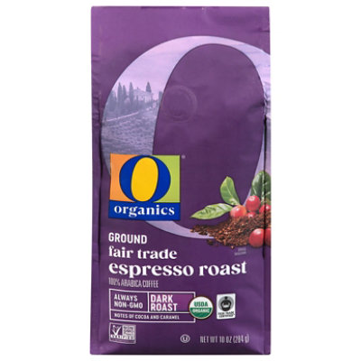 O Organics Espresso Roast Ground Coffee 10 Oz - 10 OZ - Image 2