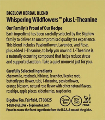 Bigelow Tea Whispering Wildflowers - 18 CT - Image 4