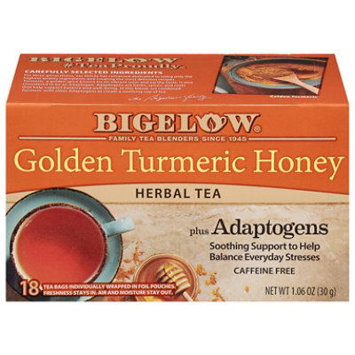 Bigelow Tea Golden Turmeric Honey Adaptogen - 1.06 OZ - Image 2