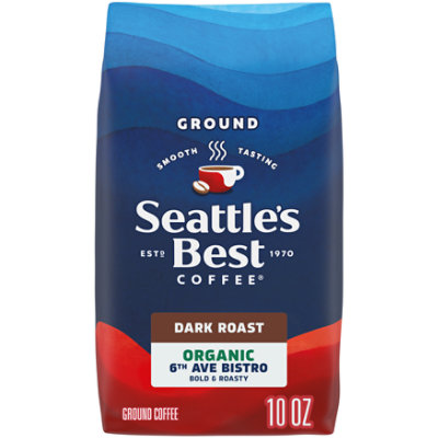 Seattles Best Coffee 6th Ave Bistro Organic Ground Coffee - 10 Oz - Image 3
