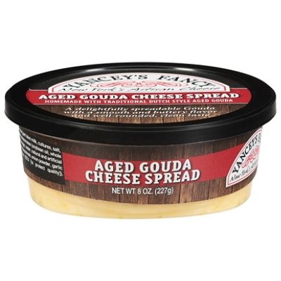 Yanceys Aged Gouda Cheese Spread - 8 OZ - Image 1