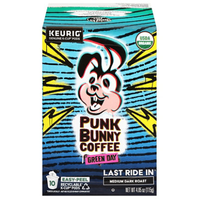 Punk Bunny Coffee Kcup Last Ride Medium - 10 CT - Image 1