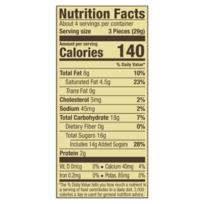 Milk Chocolate Caramel Jack O Lantern Bag - 4.1 OZ - Image 3