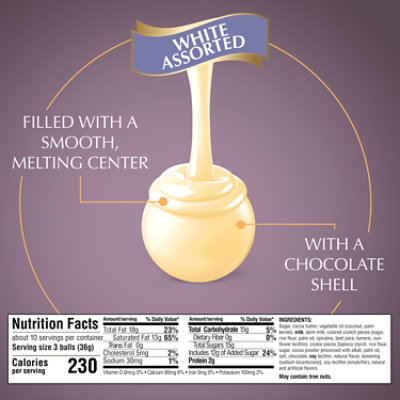 Lindor Ass White Choc Truffle - 12.7 OZ - Image 5