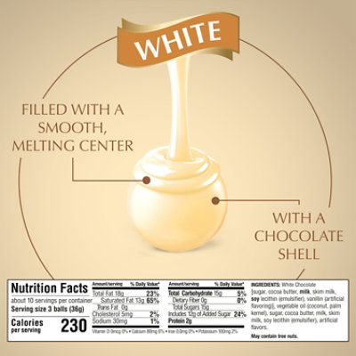 Lindor White Choc Truffle - 12.7 OZ - Image 5