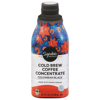 Signature Select Cold Brew Colombian Coffee Concentrate 32 Fz - 32 FZ