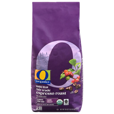 O Organics Espresso Roast Whole Bean Coffee 26 Oz - 26 OZ - Image 2
