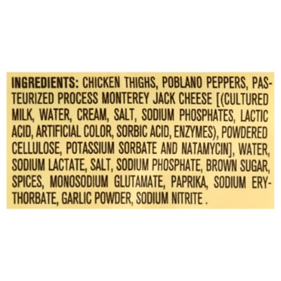 Opas Chicken Sausage With Poblano Chile And Monterey Jack Cheese - 16 OZ - Image 5