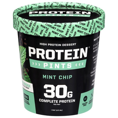Protein Pints Ice Cream 30g Protein Mint Chip - 16 OZ - Image 2