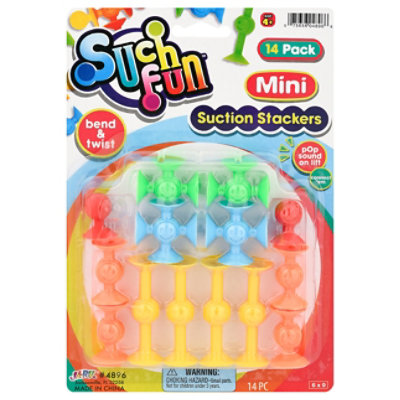 Toy 6x9u Such Fun Suction Mini Stackers - EA - pavilions