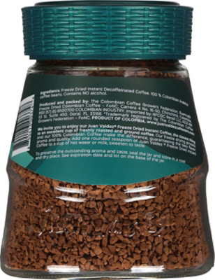 Juan Valdez Coffee Instant Decaf - 3.5 OZ - Image 5