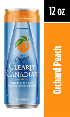 Clearly Canadian Orchard Peach 12fz - 12 FZ - Image 1