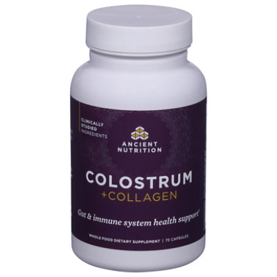 Ancient Nutrition Colostrum & Collagen - 75 CT - Image 1