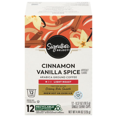 Signature Select Cinnamon Vanilla Spice Coffee Pods 12 Ct - 12 CT - Image 2
