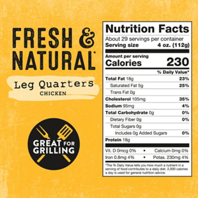 Foster Farms Chicken Leg Quarters - 10 LB - Image 3