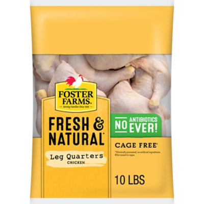 Foster Farms Chicken Leg Quarters - 10 LB - Image 3