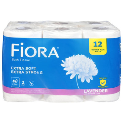 Fiora Double Rolls 12pack Bath Tissue Lavender Scented - EA - Image 2