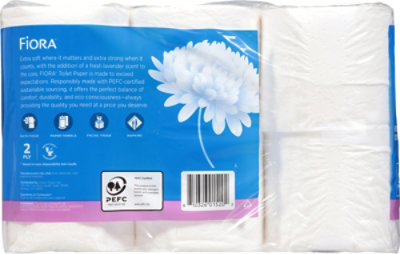 Fiora Double Rolls 12pack Bath Tissue Lavender Scented - EA - Image 3