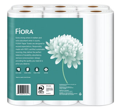 Fiora Kitchen Towels 6pk Unscented - EA - Image 3