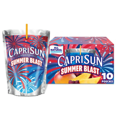 Capri Sun Summer Blast Passionfruit Mango Juice Drink Blend - 10 - 6 FZ - Image 1