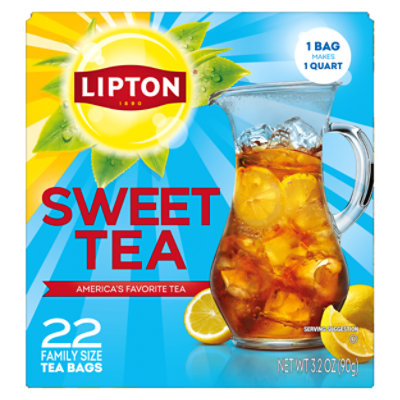 Lipton Ice Tea Bag Southern Sweet Family 22 Pc - 22 CT - Image 1
