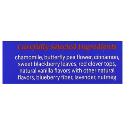 Bigelow Butterfly Pea Flower Vanilla Midnight, Herbal Tea, Tea Bags, 18 Ct - 18 CT - Image 3