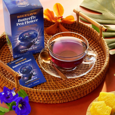 Bigelow Butterfly Pea Flower Sapphire Bay, Herbal Tea,tea Bags, 18 Ct - 18 CT - Image 2