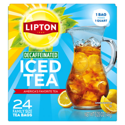 Lipton Blk Tea Bag Decaffeinated Family 24 Pc - 24 CT - Image 1