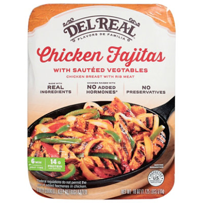 Del Real Chicken Fajitas With Vegetables 18 Oz - 18 OZ - Image 2