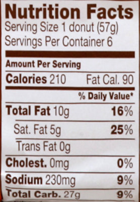 Clydes Donuts Big Glazed Donuts 6 Count - 12 OZ - Image 3